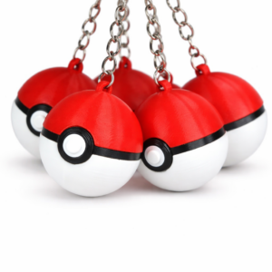 3D Monster bal sleutelhanger