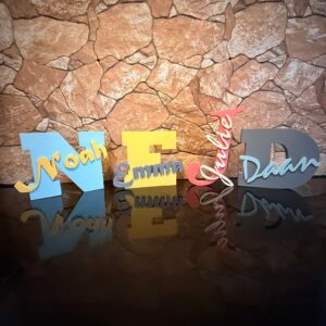 3D Naamdecoratie